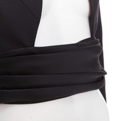 ALEXANDRE VAUTHIER COUTURE AW2020 Runway open front cummerband cropped jacket