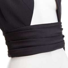 ALEXANDRE VAUTHIER COUTURE AW2020 Runway open front cummerband cropped jacket