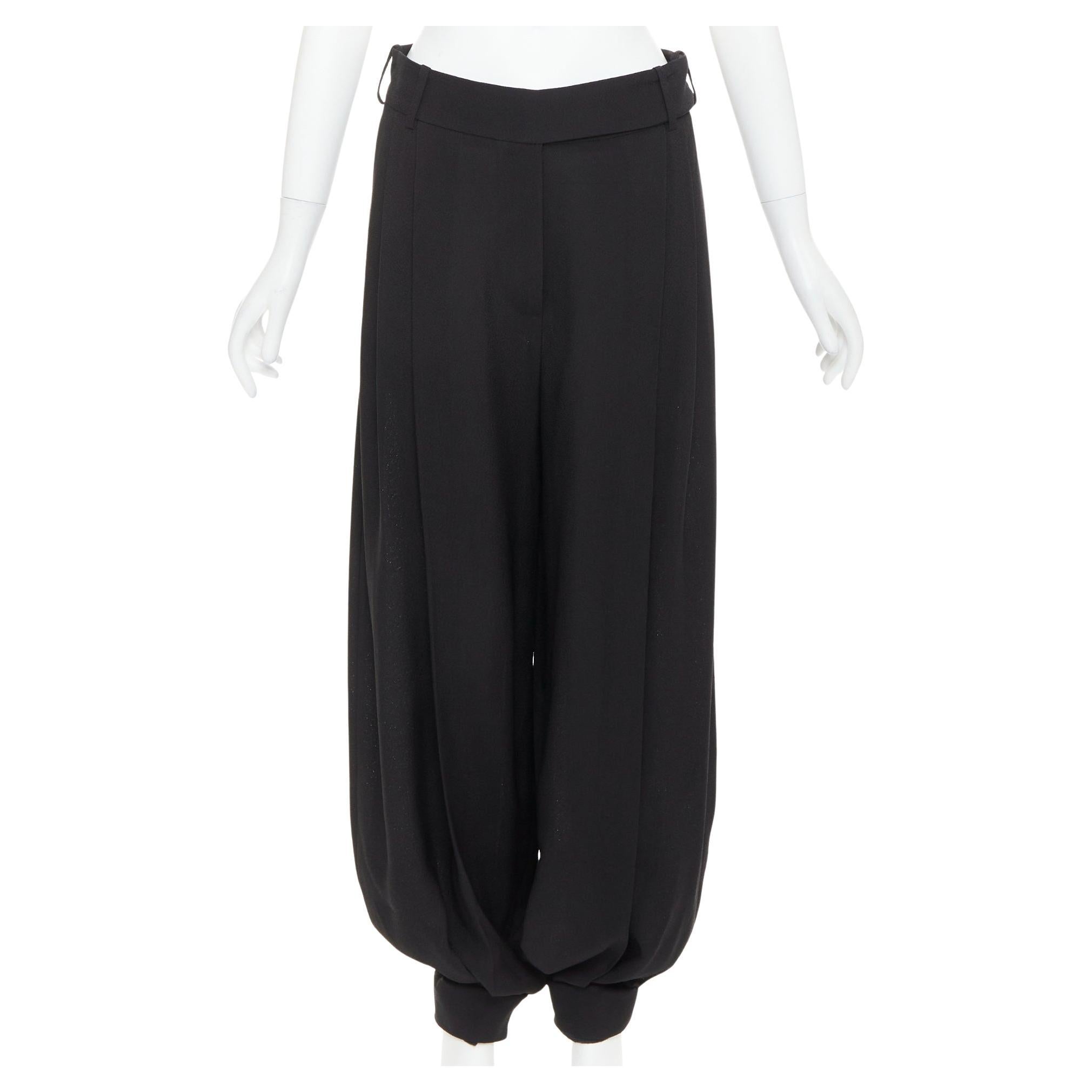 ALEXANDRE VAUTHIER COUTURE Ballonhose mit plissiertem Bündchen und tiefem Schritt