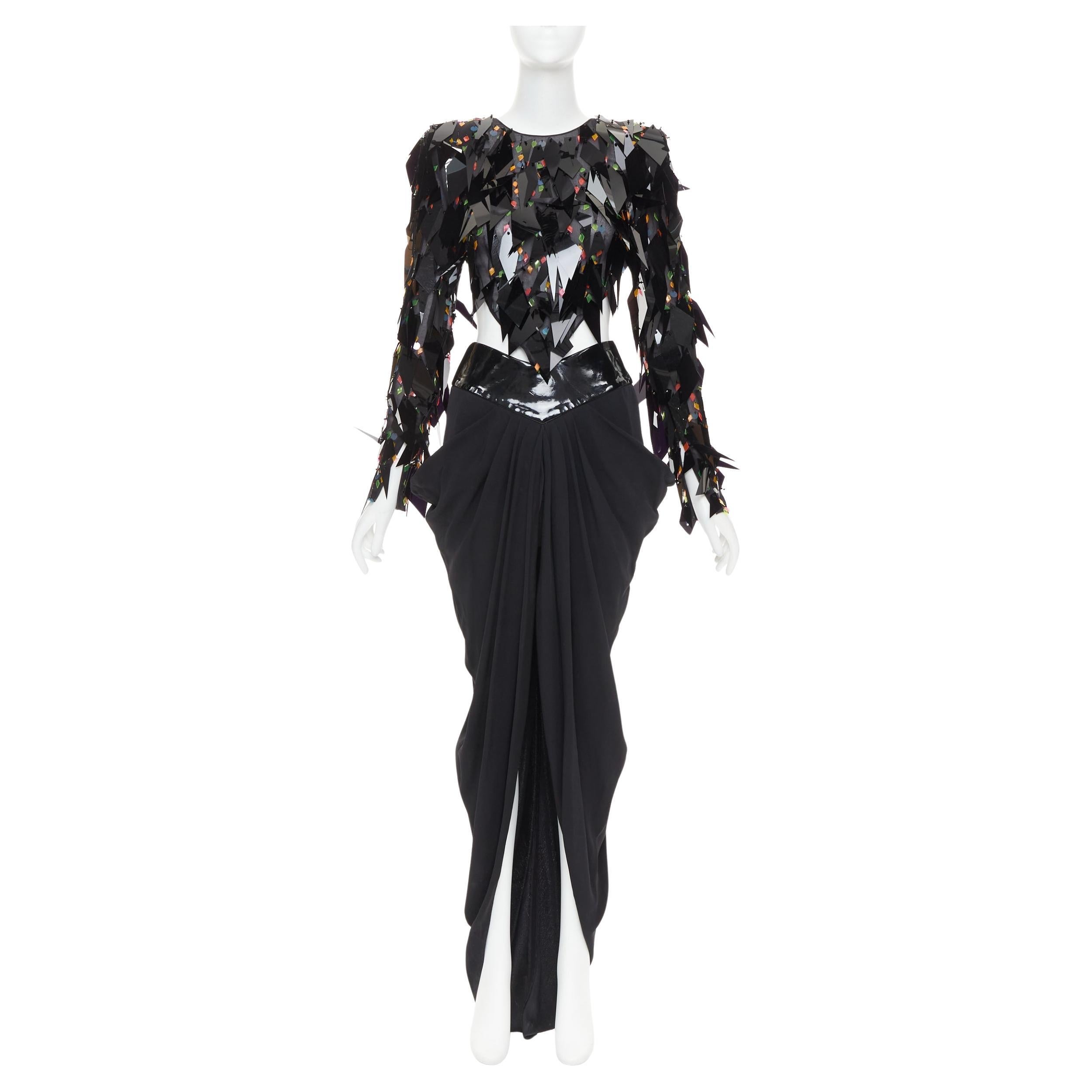 ALEXANDRE VAUTHIER COUTURE Runway Lesage filigree paillette hand beaded gown For Sale