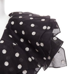 ALEXANDRE VAUTHIER COUTURE SS2019 Runway crystal polka dot ruffle shoulder dress