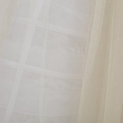 ALEXANDRE VAUTHIER cremeweißer Tüll-Krinoline-Vollrock