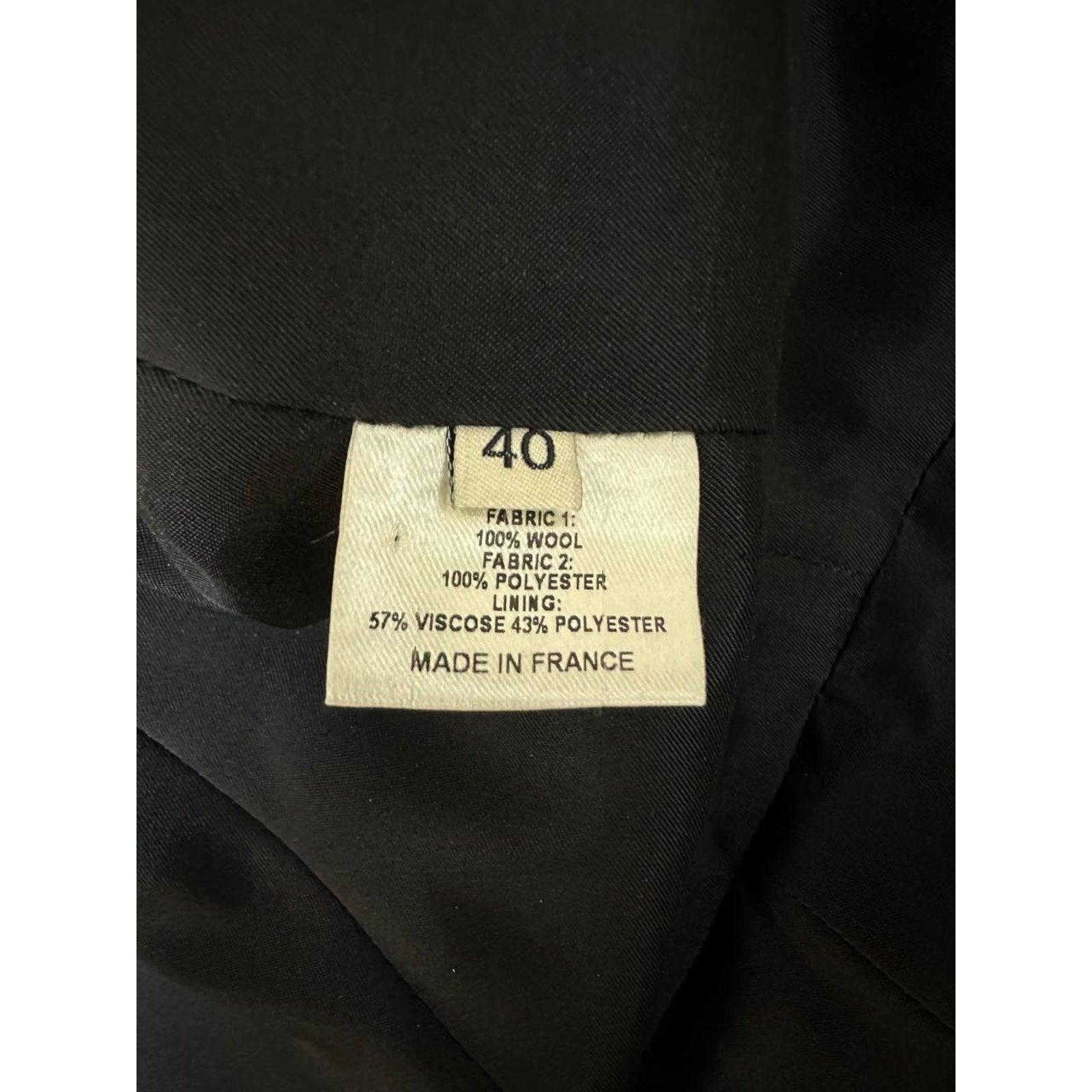 Alexandre Vauthier Crystal verschönert Schwarz Blazer Bress Sz.40 im Angebot 3