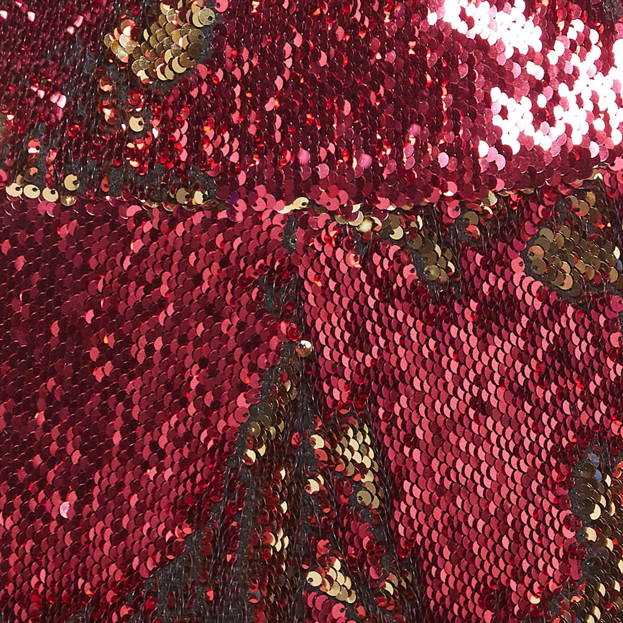 Rose Pantalon à sequins rose fuchsia Alexandre Vauthier M en vente