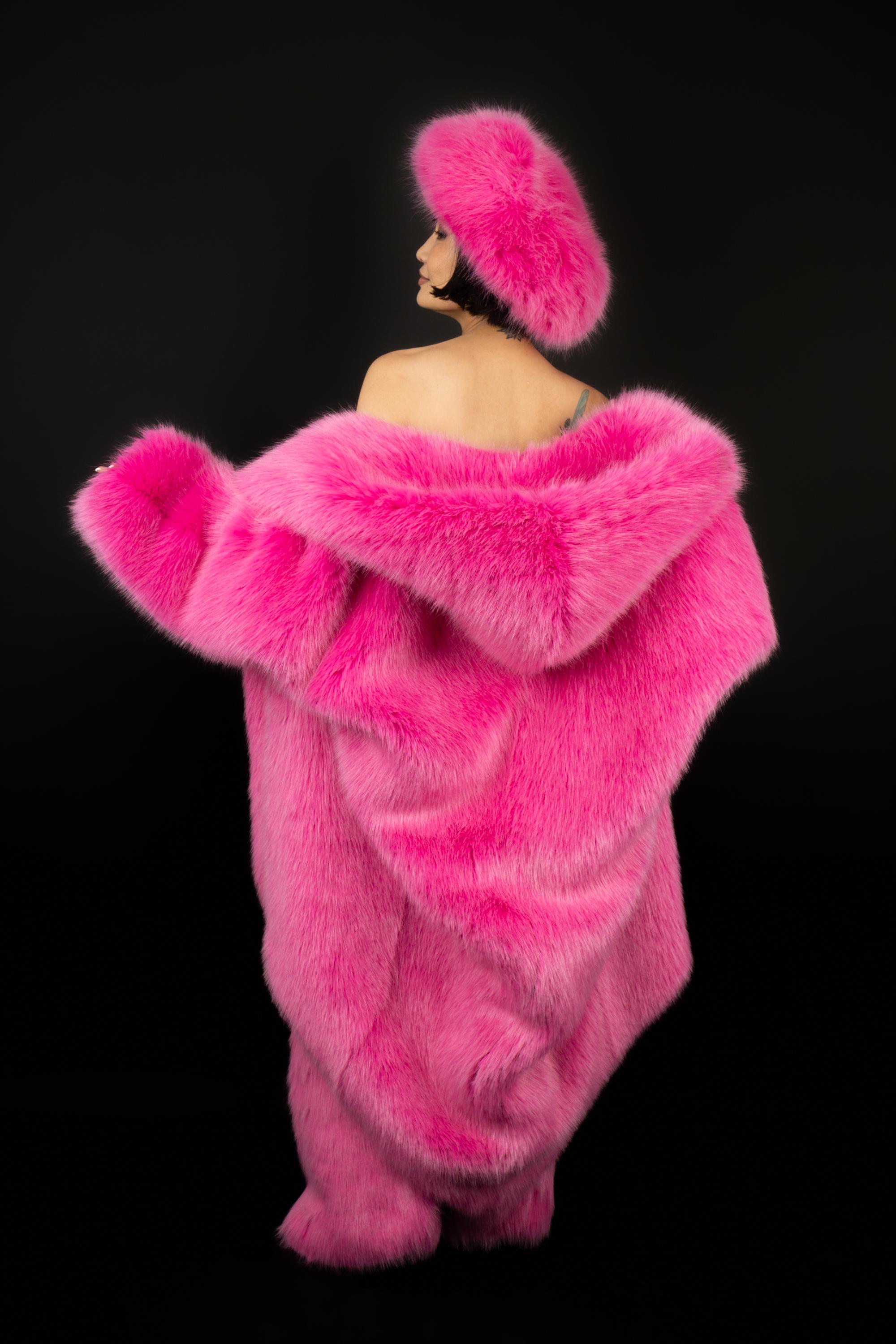 Cappotto di pelliccia di Alexandre Vauthier In condizioni ottime in vendita a SAINT-OUEN-SUR-SEINE, FR