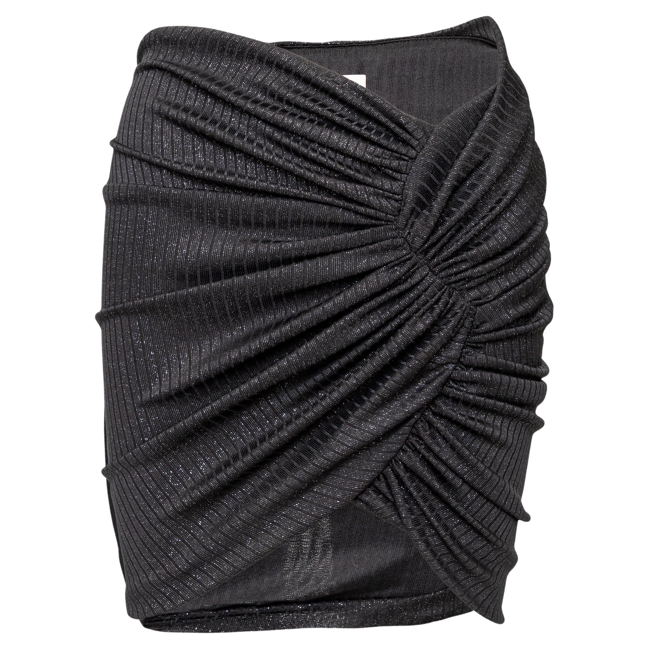Alexandre Vauthier Glitter Mini Skirt - '10s For Sale