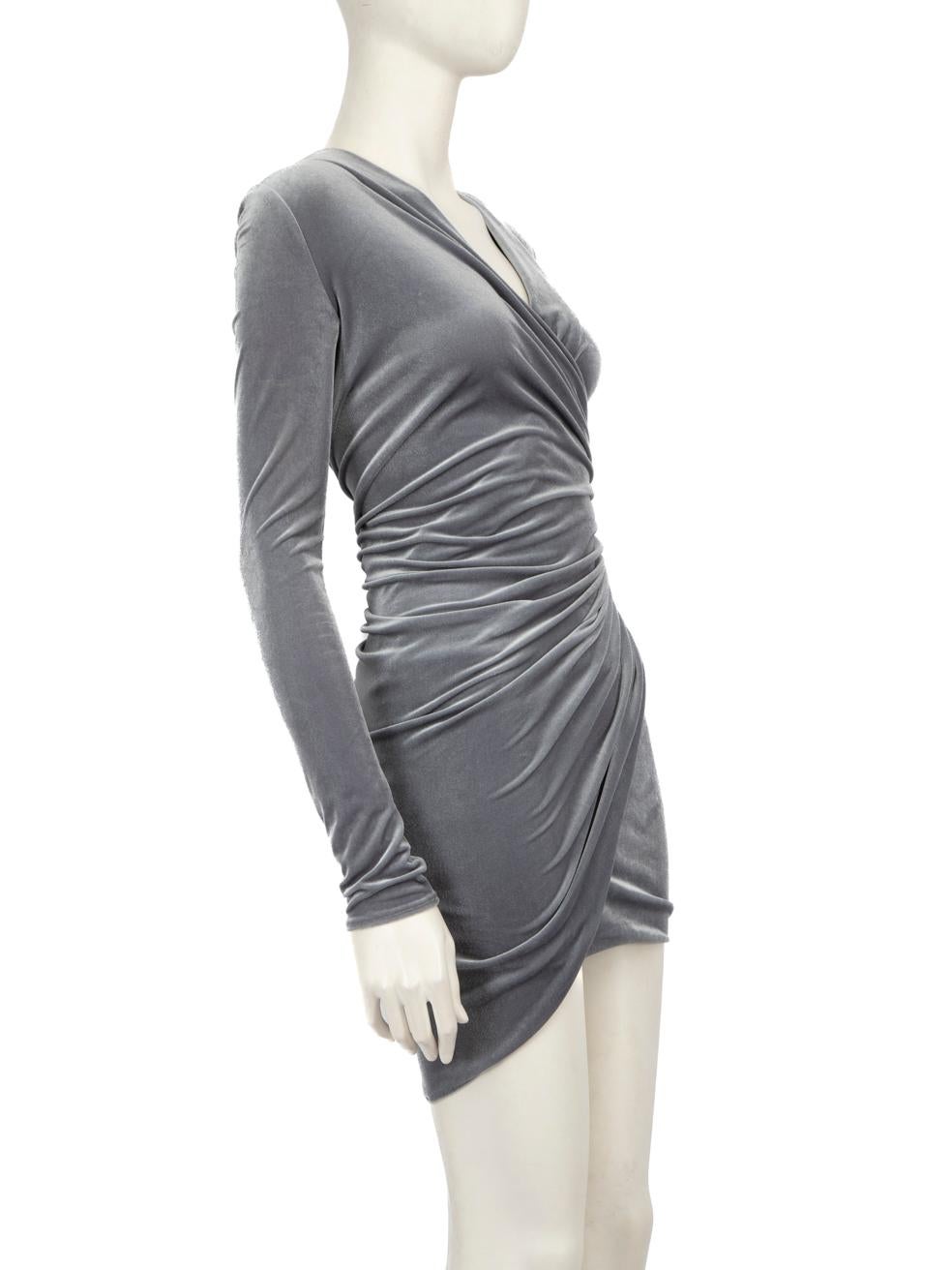 El ESTADO es Muy bueno. El vestido presenta un desgaste mínimo. Marcas en la manga izquierda y en la parte delantera por encima de la cintura y el escote en esta prenda usada de reventa del diseñador Alexandre Vauthier. Las marcas pueden necesitar