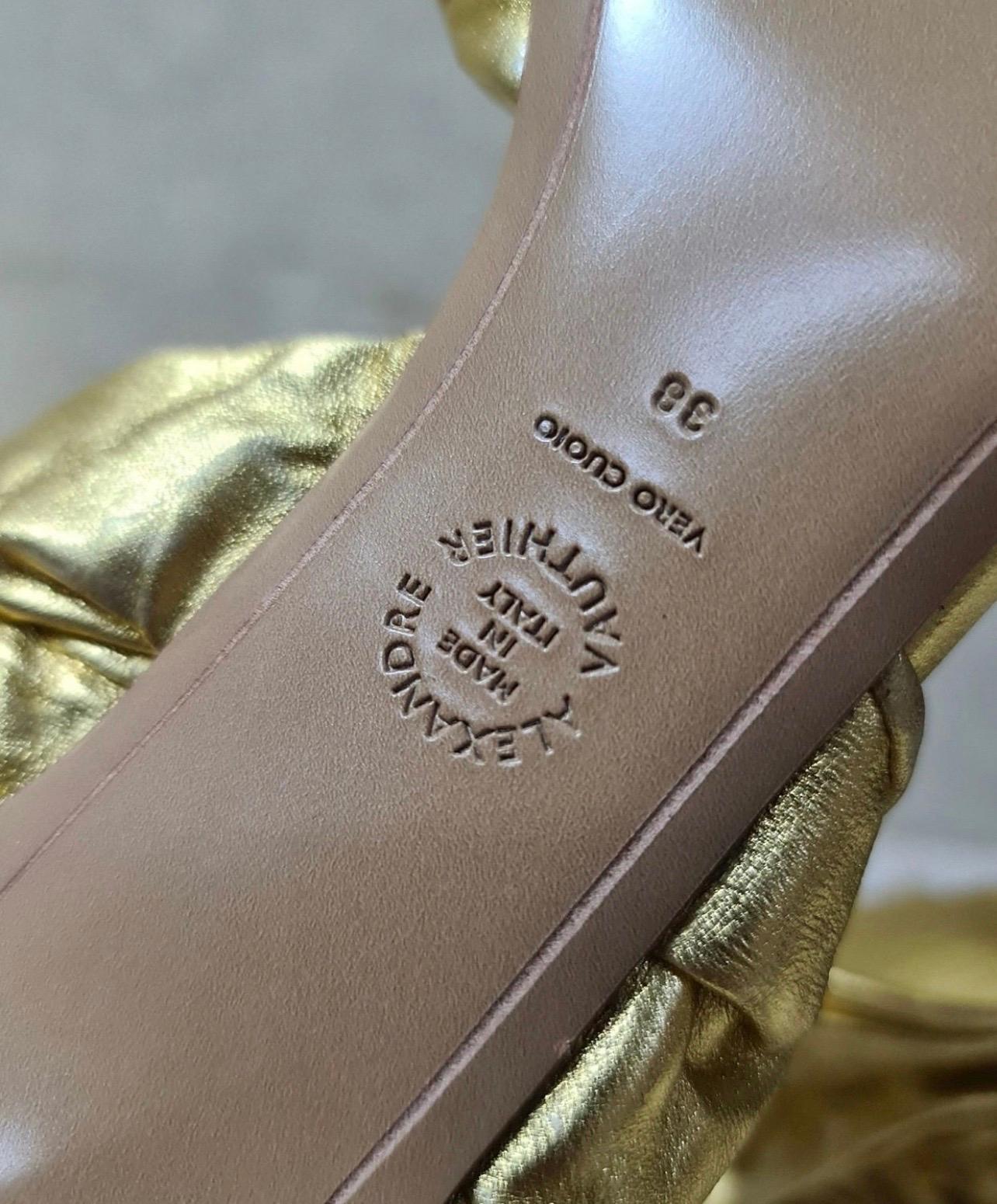 gold stiletto sandals
