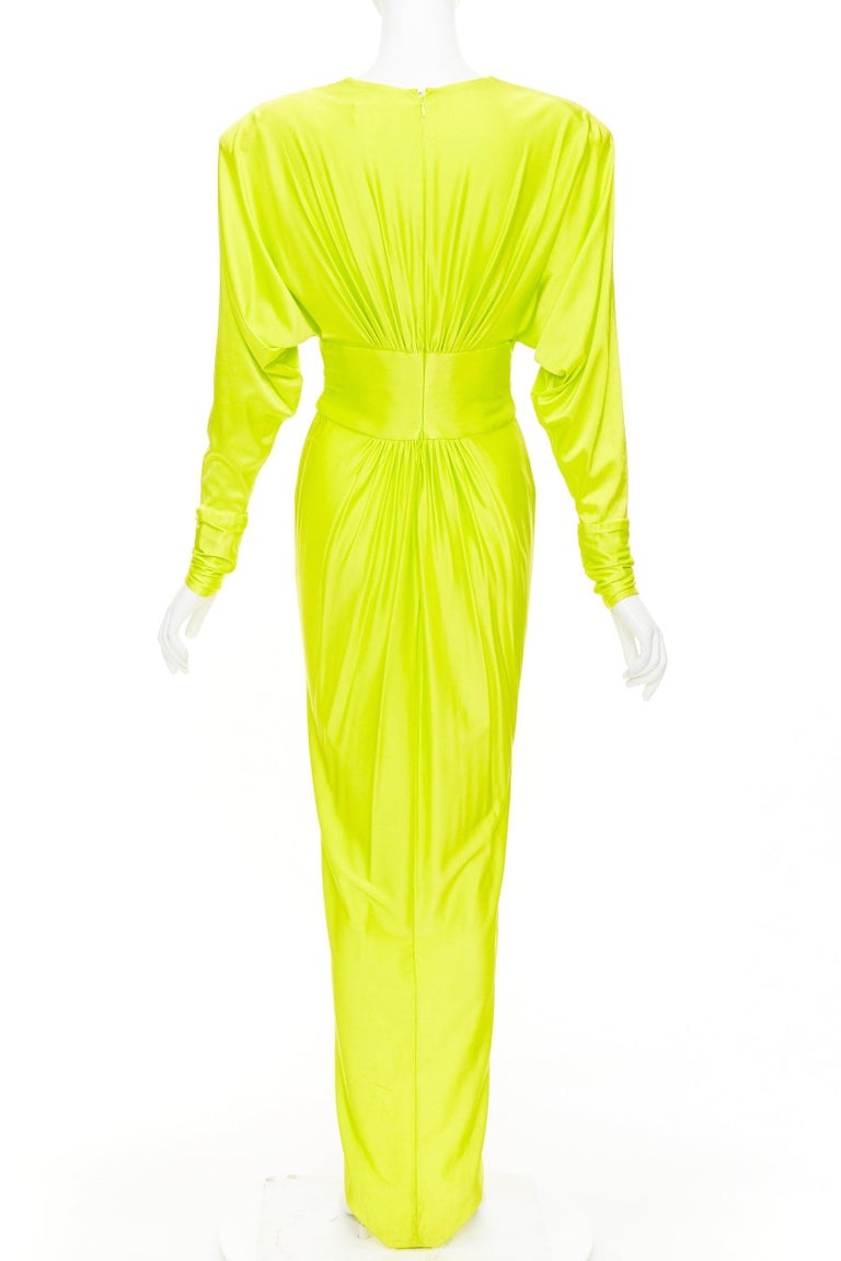 neon yellow satin dress Suit Neon Yellow Bridesmaid Dresses Ladivine 7481 Luxe Satin A Line Corset Bridesmaids Dress Prom Dress Light Yellow