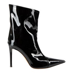 Alexandre Vauthier Patent Leather Pointed-Toe Heeled Ankle Boot Size IT 35.5