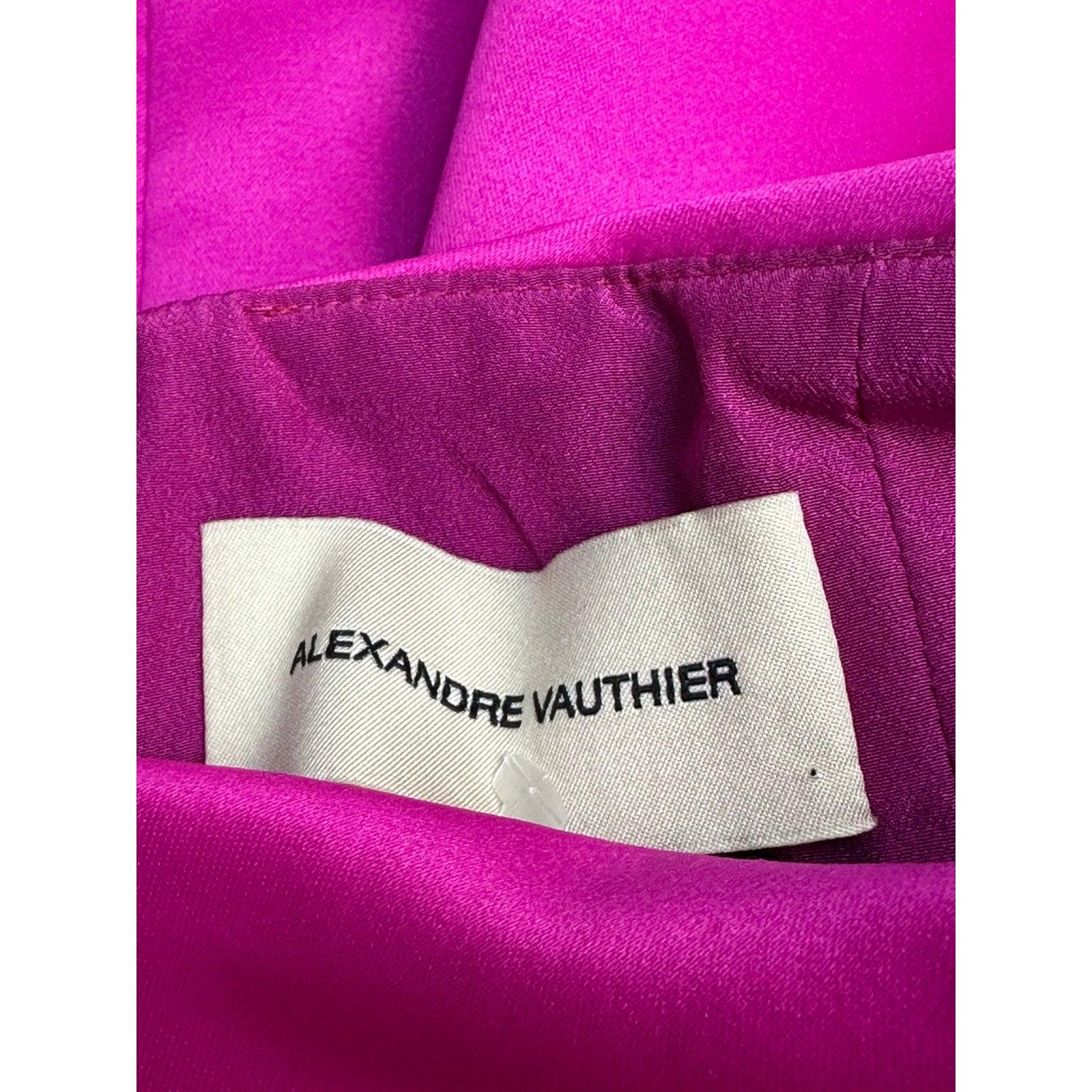 Alexandre Vauthier - Minijupe en satin fuchsia  Sz.38 Pour femmes en vente