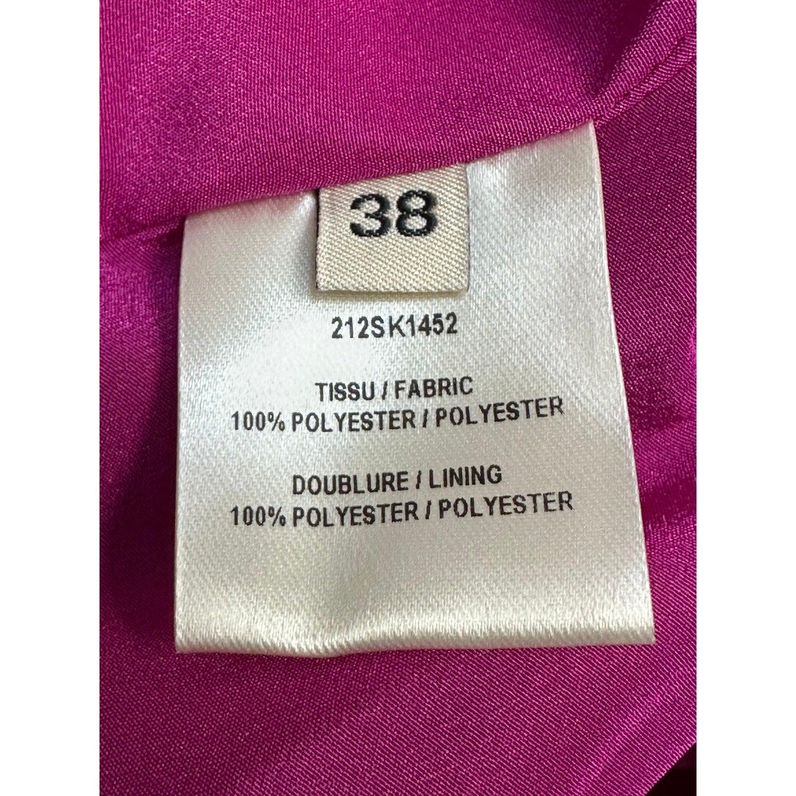 Alexandre Vauthier - Minijupe en satin fuchsia  Sz.38 en vente 1