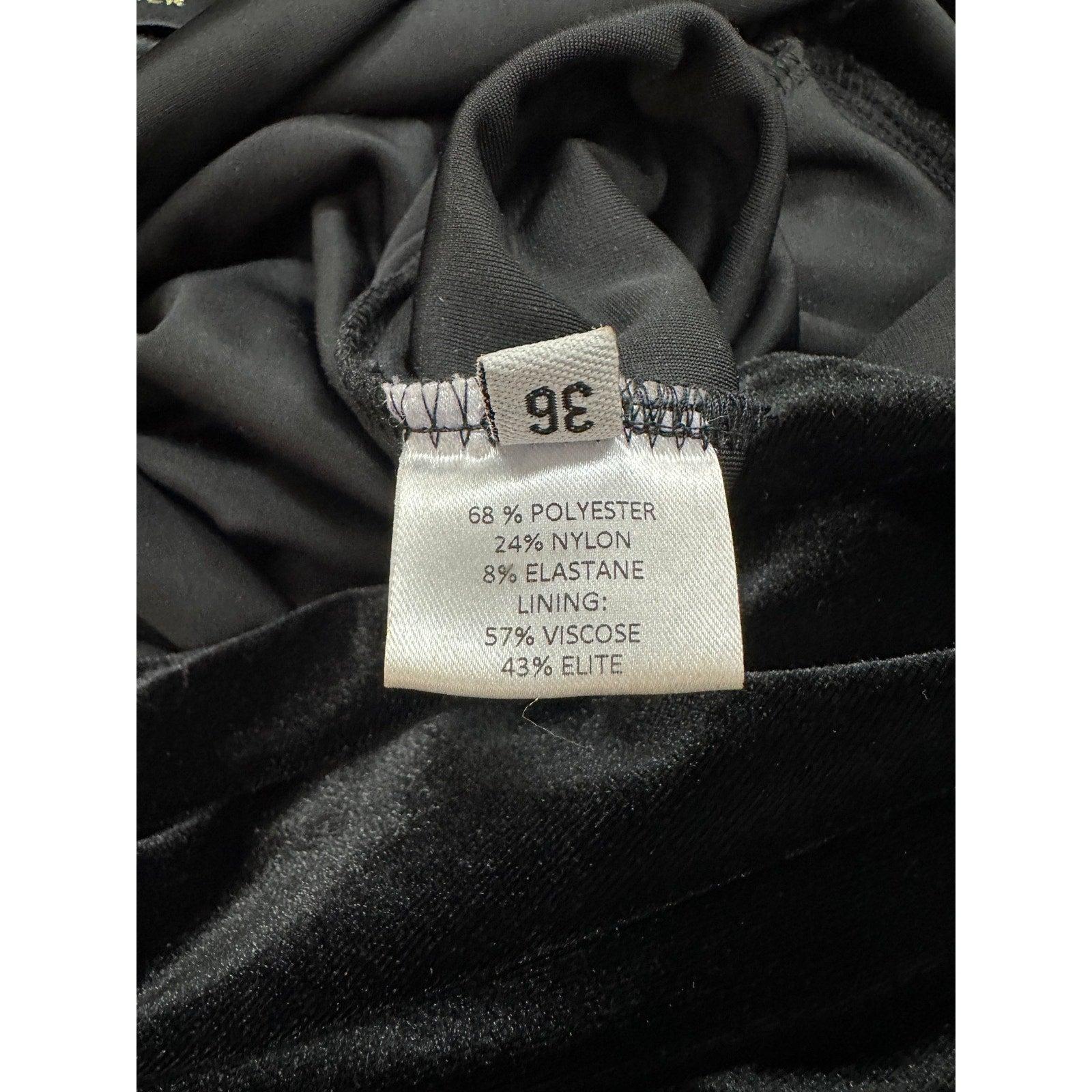 Alexandre Vauthier Samt Wickelkleid Größe 36 Damen im Angebot
