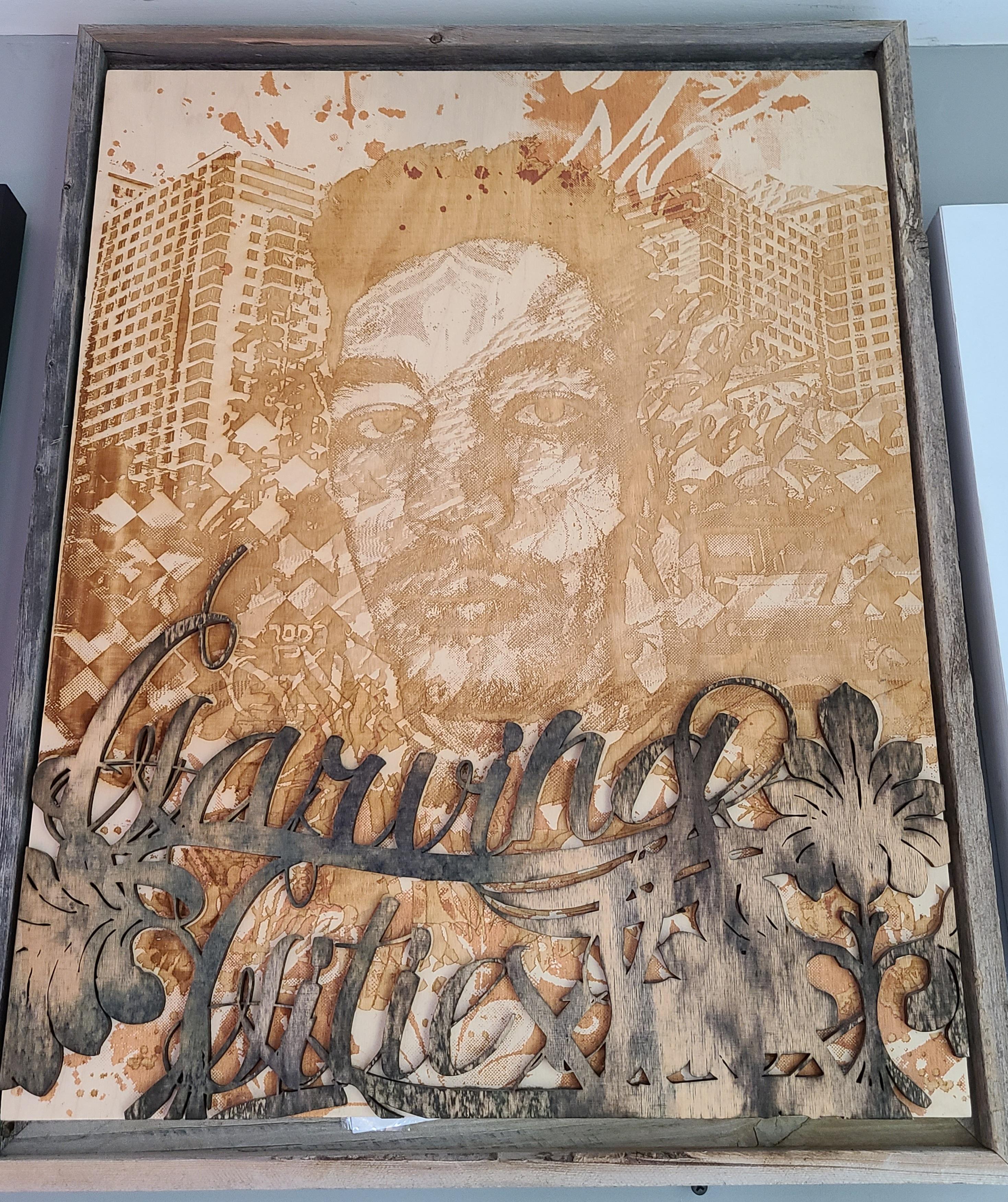 Carving Cities - Mixed Media Art by Alexandre (Vhils) Farto