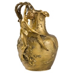 Alexandre Vibert "La Pêche Au Filet" Ormolu Ewer