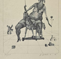 Rider - Lithograph by Alexandre Zlotnik - 1973