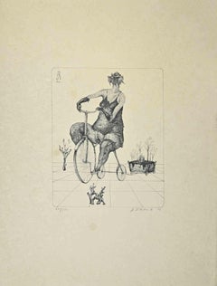 Jinete - Litografía de Alexandre Zlotnik - 1973