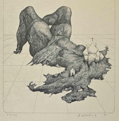 The Earth Woman - Lithograph by Alexandre Zlotnik - 1973