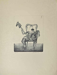 Trono - Litografía de Alexandre Zlotnik - 1973