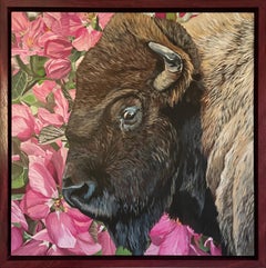 „Bloomin Bison“, Original-Ölgemälde