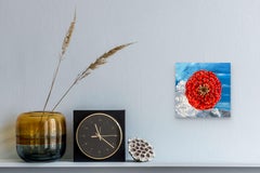 "Zinnia Sky" Original Oil Painting