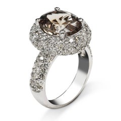 Alexandria 4.65 Carat Diaspore Engagement Ring with Diamonds 2.43 Carat