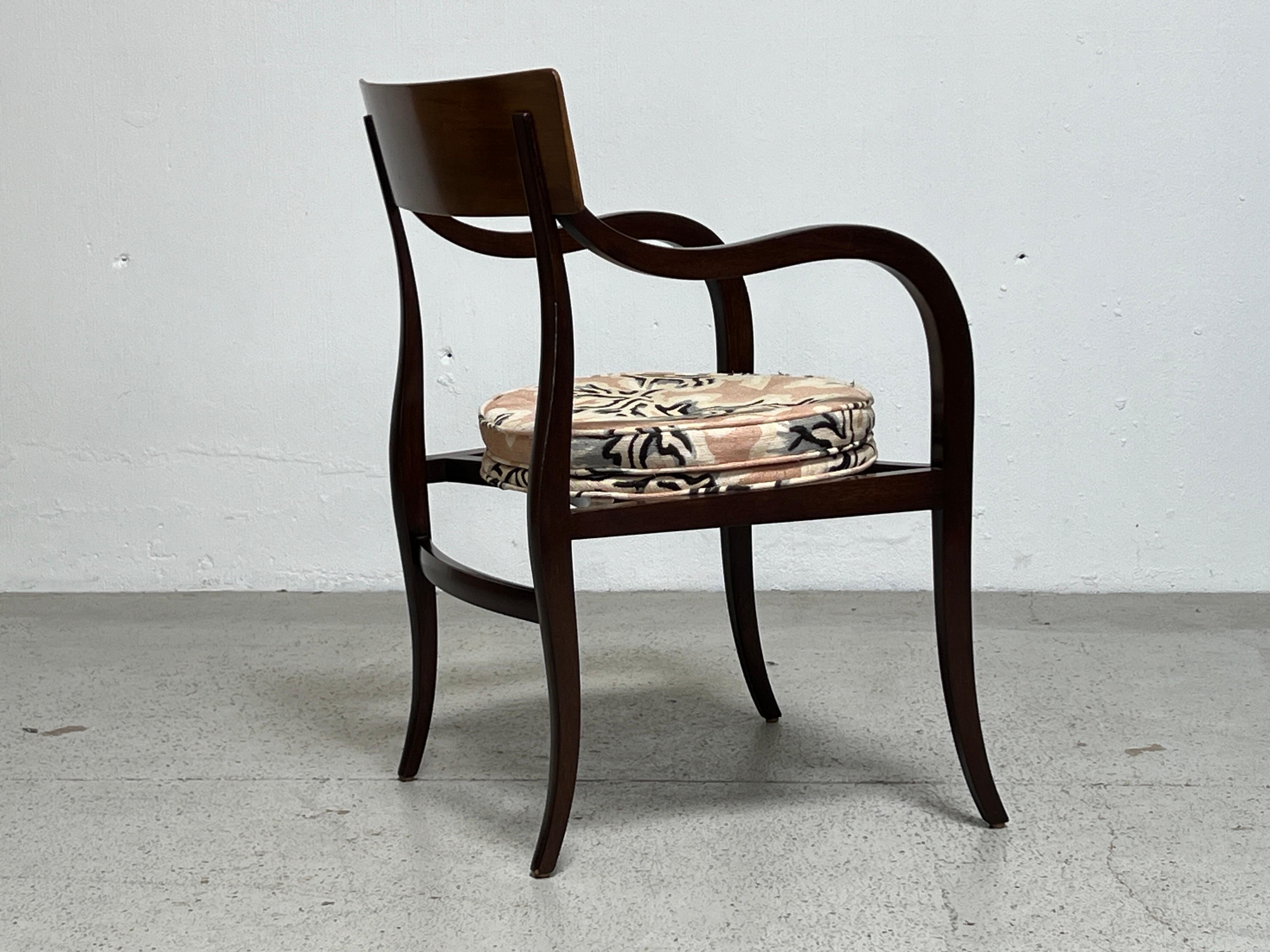 Silla Alexandria de Edward Wormley para Dunbar mediados del siglo XX en venta