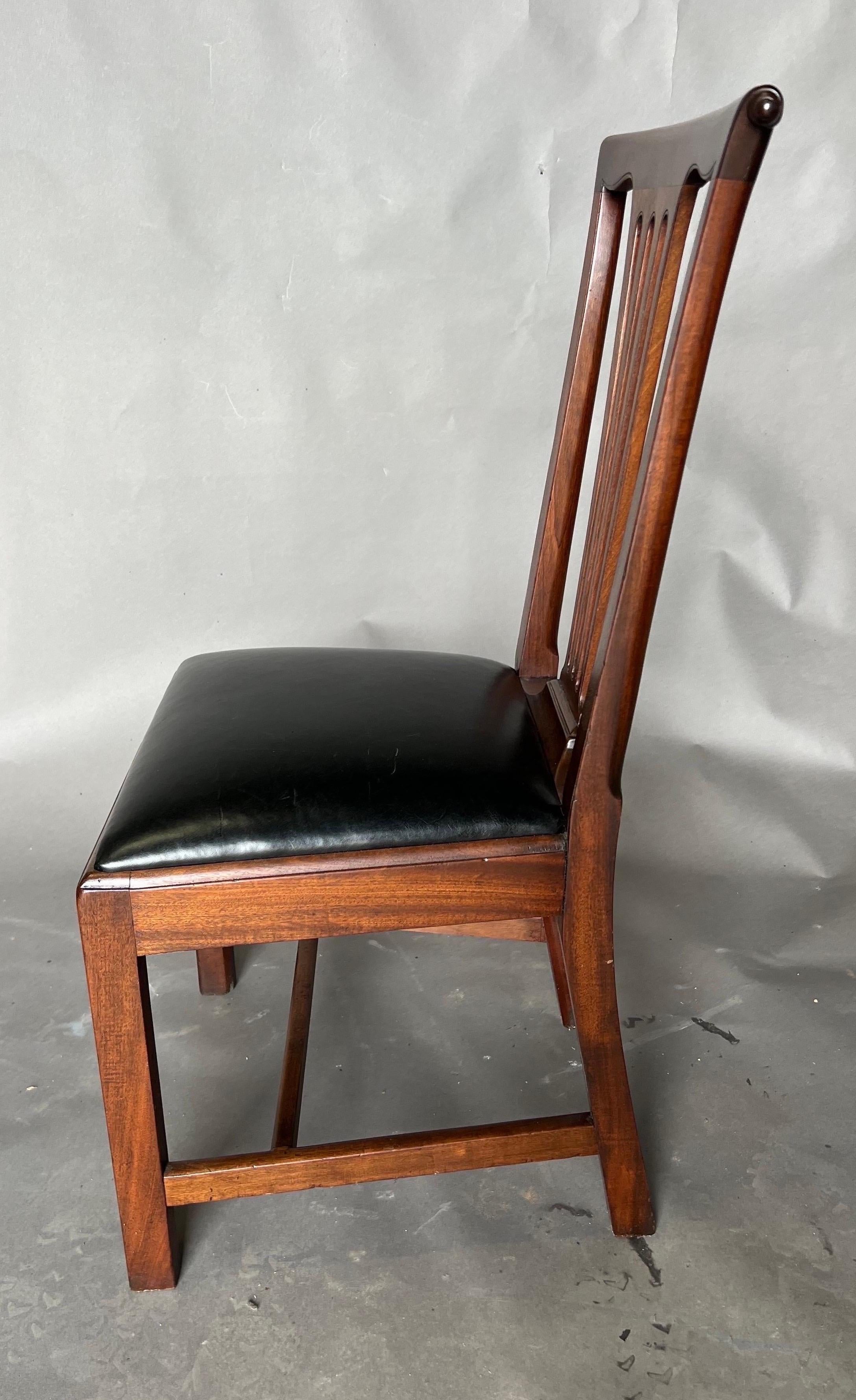 Alexandria, VA Attributed 18th Century Mahogany Side Chair In Good Condition For Sale In Charleston, SC