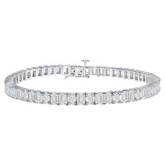 Alexandria's Tennis Bracelet - Emerald Cut Diamonds