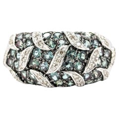 Alexandrite & Diamond LeVian Ring In White Gold