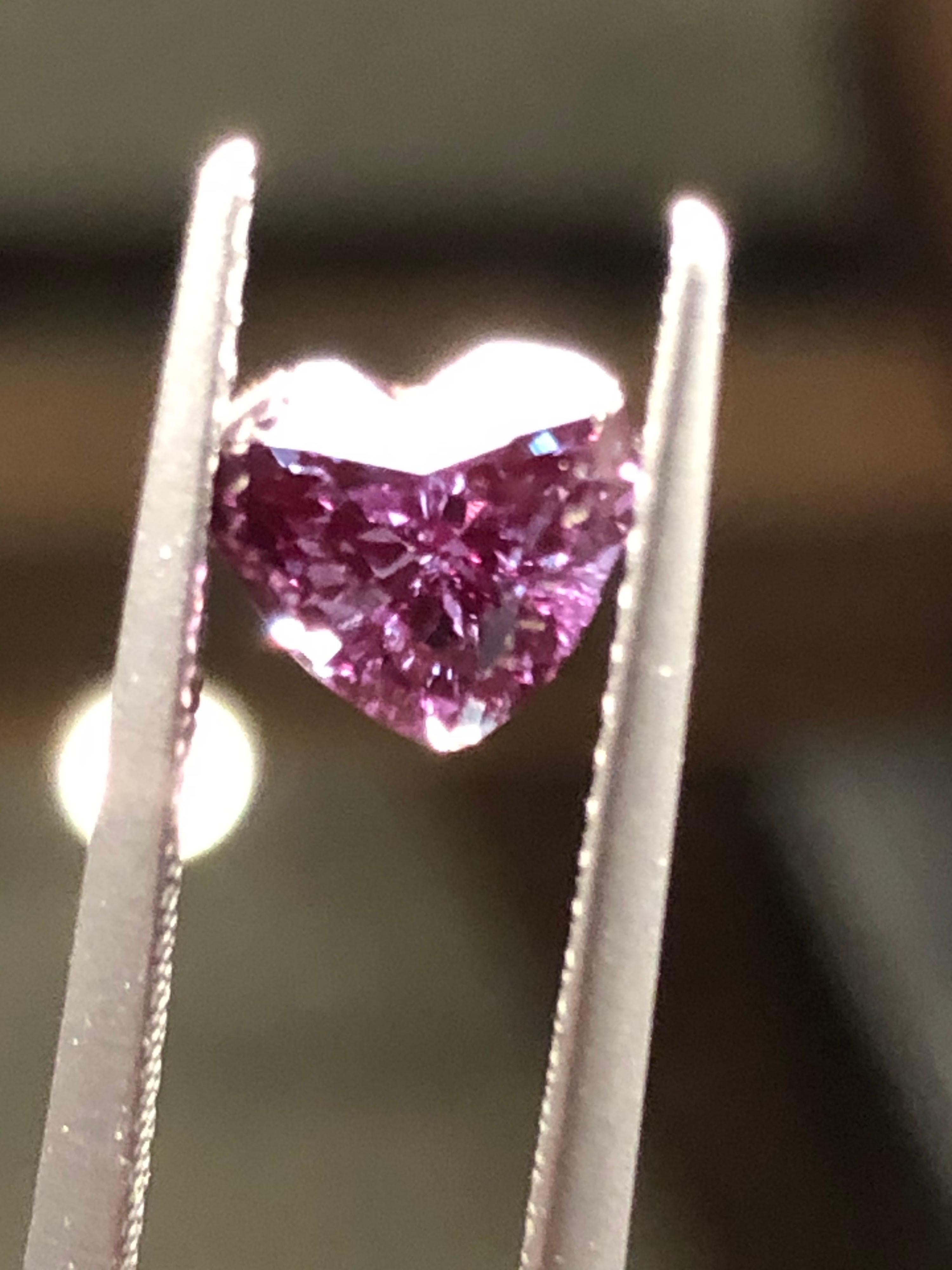 alexandrite heart ring