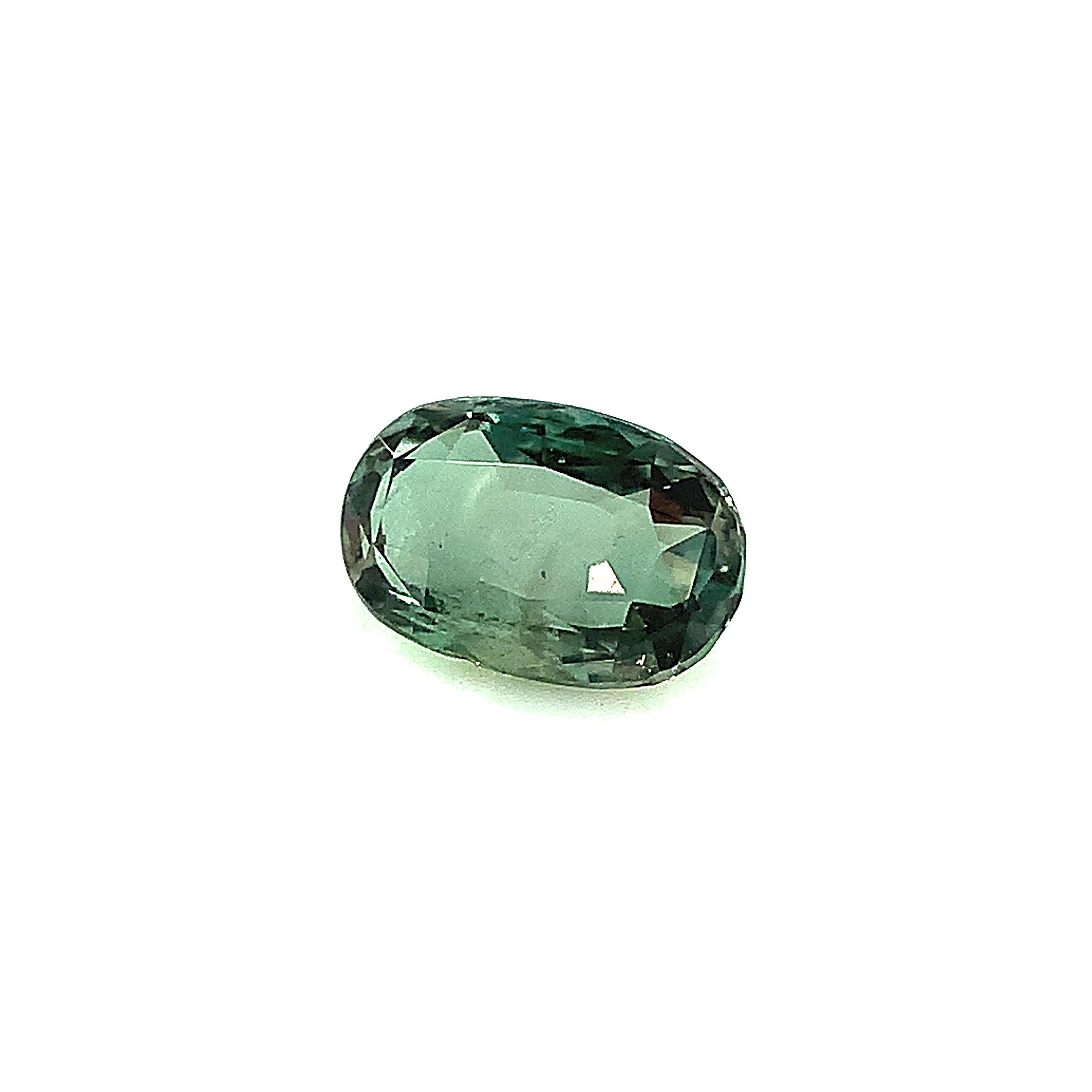 Alexandrite Oval, .86 Carat Loose Gemstone, GIA Certified For Sale 4