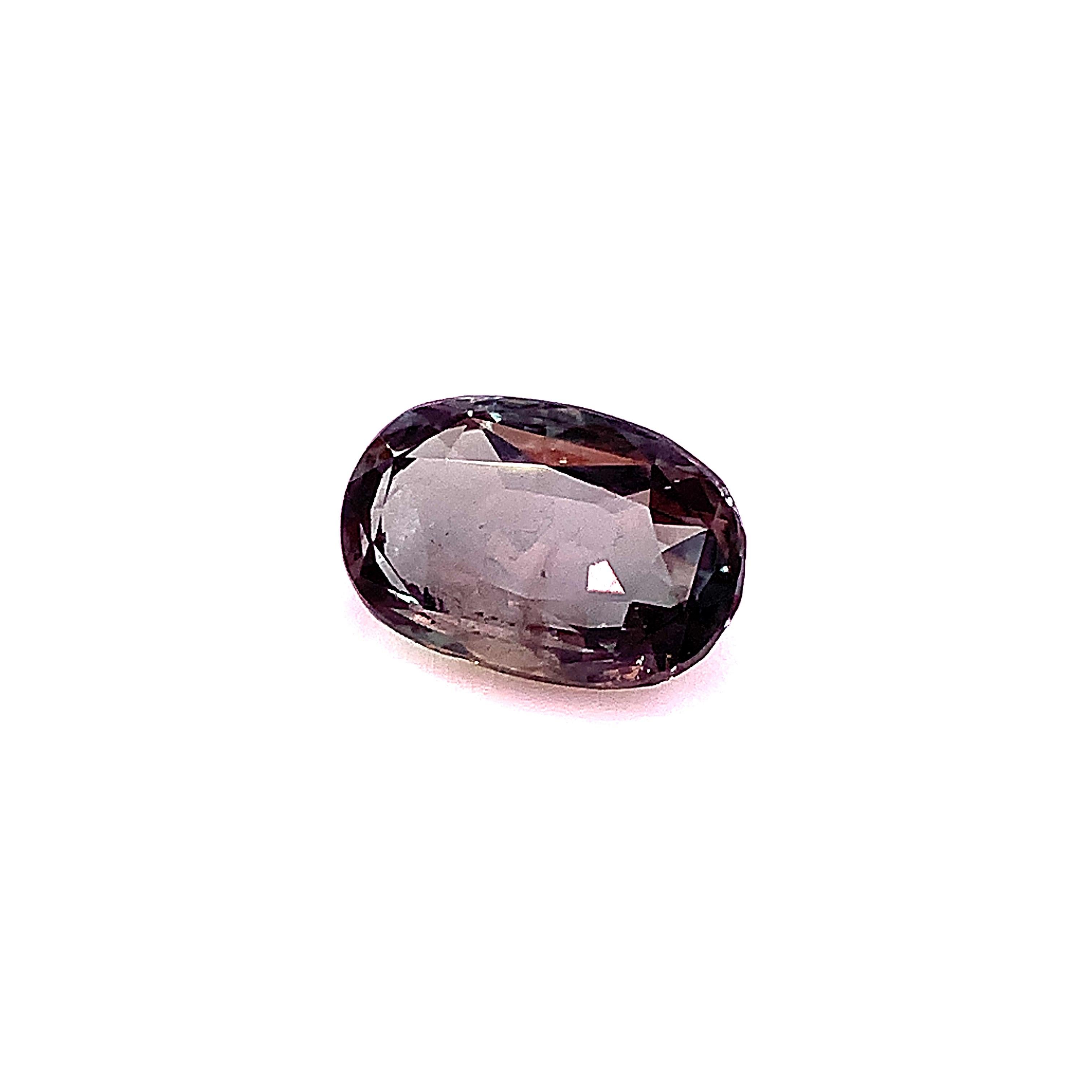 Alexandrite Oval, .86 Carat Loose Gemstone, GIA Certified For Sale 5