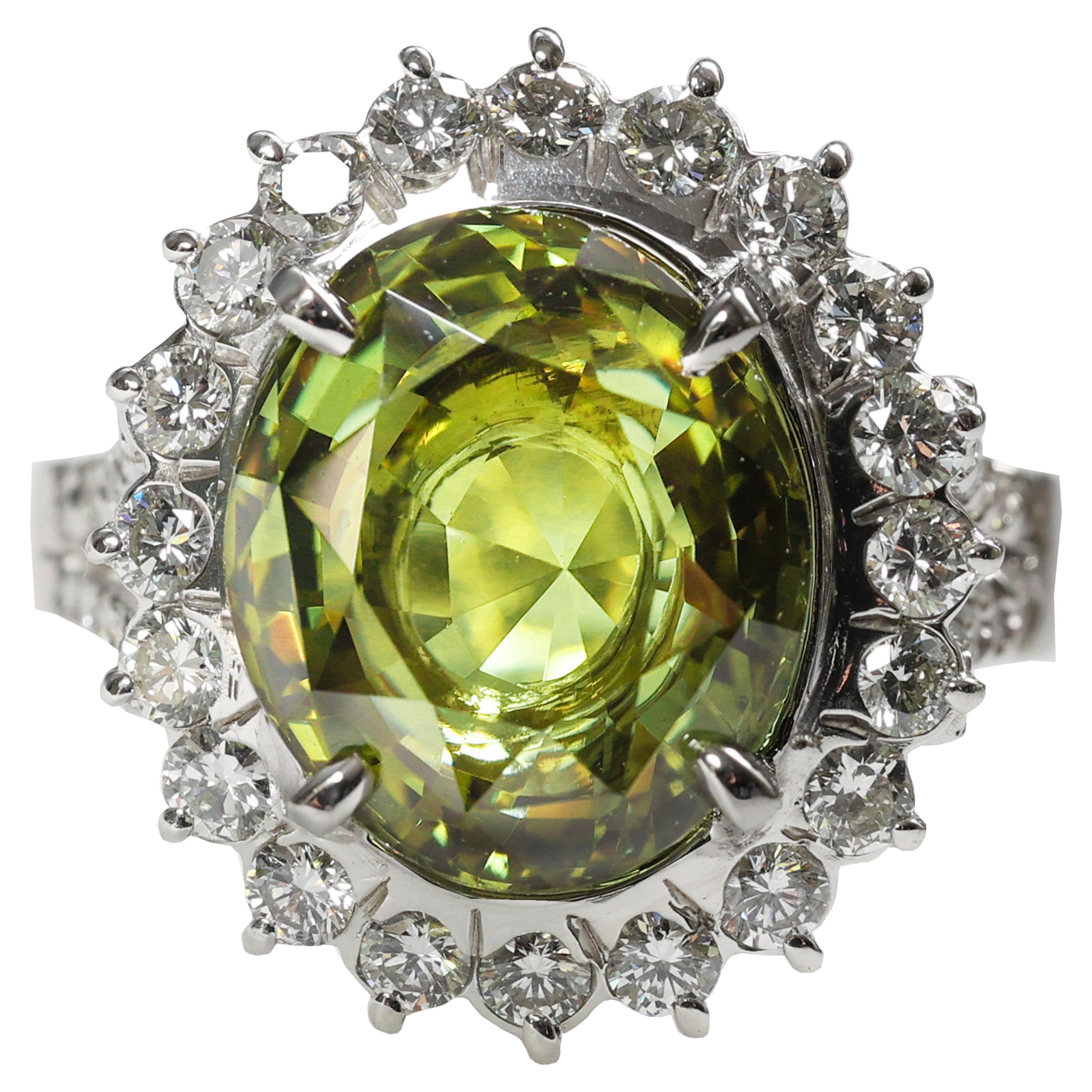 Alexandrite 76.95 Carat Oval Cut Dual Color Loose Gemstone For Jewelry B-5775 