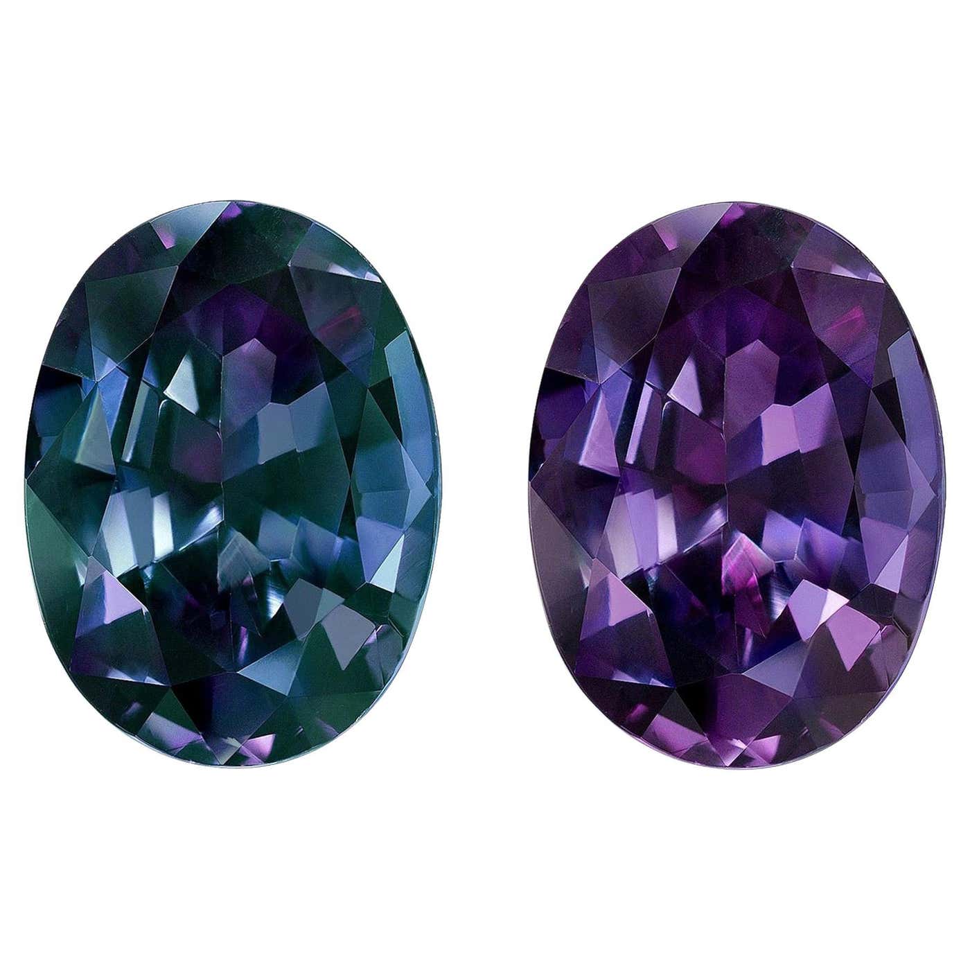 5 Ct Brazilian Alexandrite Gemstone - Exceptional Color Change ...