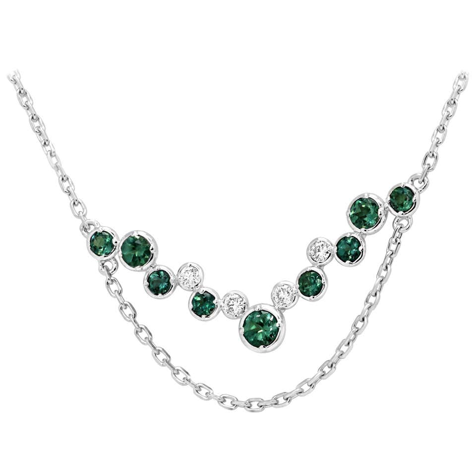 Alexandrite gold necklace Outlet