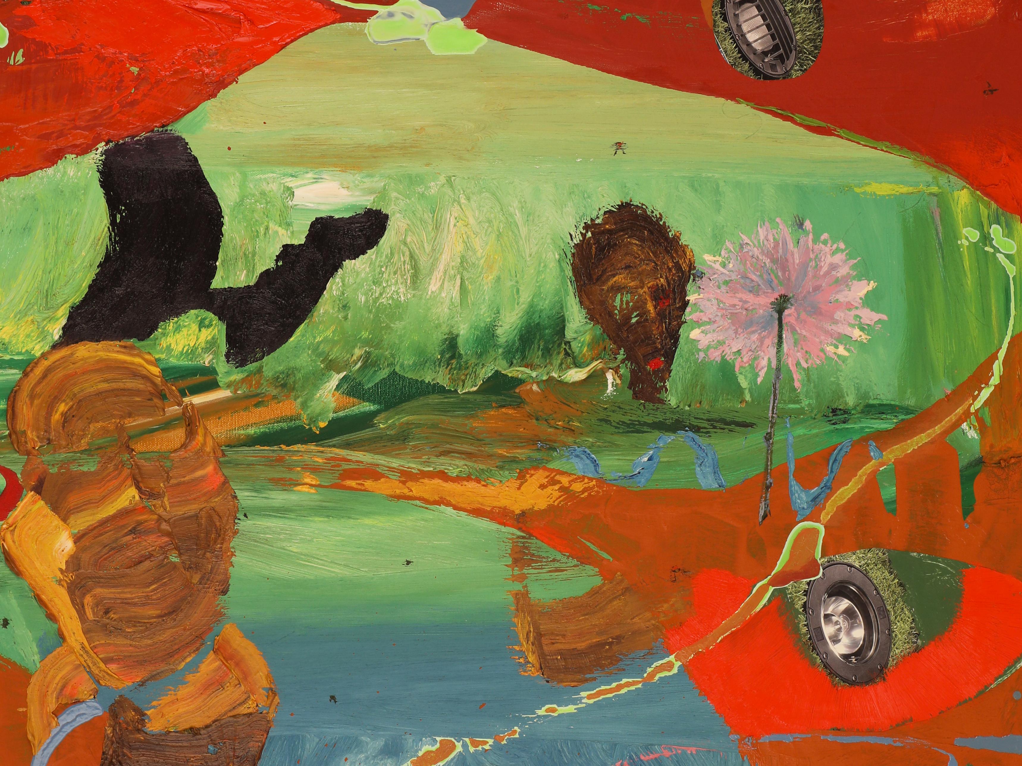 La situazione della Cina - Painting Impressionismo astratto di Alexandro SANTANA