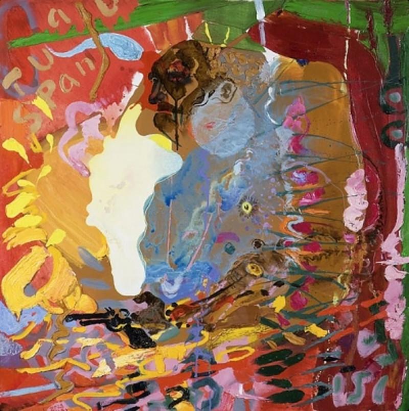 Alexandro SANTANA Abstract Painting - Colonial Booty