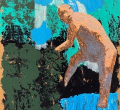 Freie Studie - The Pond - 21st Centuy, Zeitgenössische Kunst, Figurativ, Akt