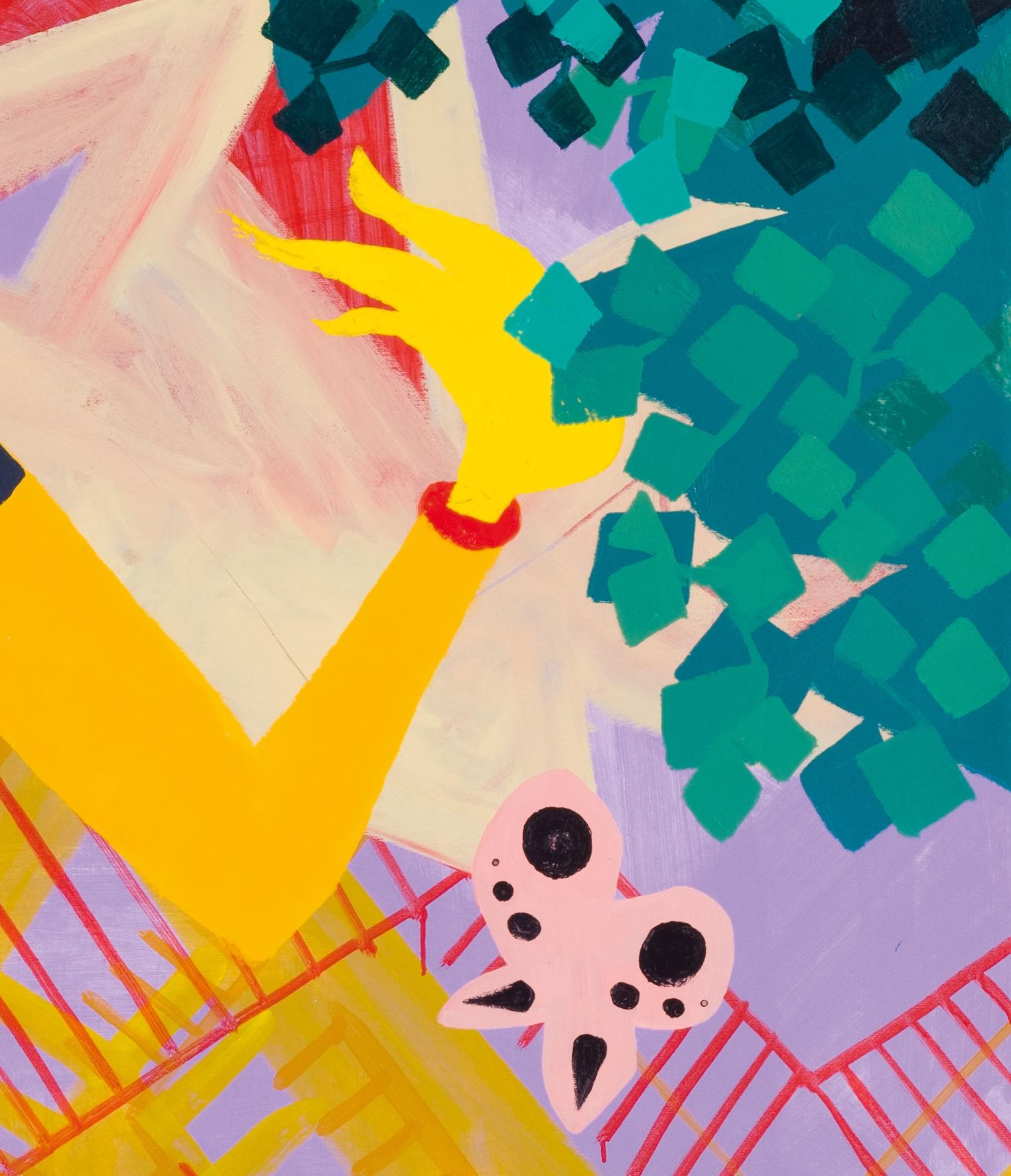 Autoritratto come dea super antica, 2019
Acrilico su tela
98 27/64 H. x 82 43/64 pollici.
250 H. x 210 W. cm


L'artista modella i suoi eroi e le sue dee in autoritratti di grandi dimensioni, in cui se stesso diventa un alter ego dei personaggi