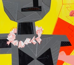 The Rite of Spring - Contemporary, Nude, Yellow, Flowers, Couple, Female, Male