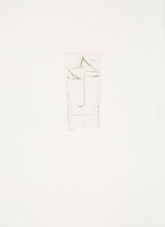 Kopf (Zurückweichend), 1923/2014, Expressionistische Radierung, Posthumous Ltd. Ausgabe