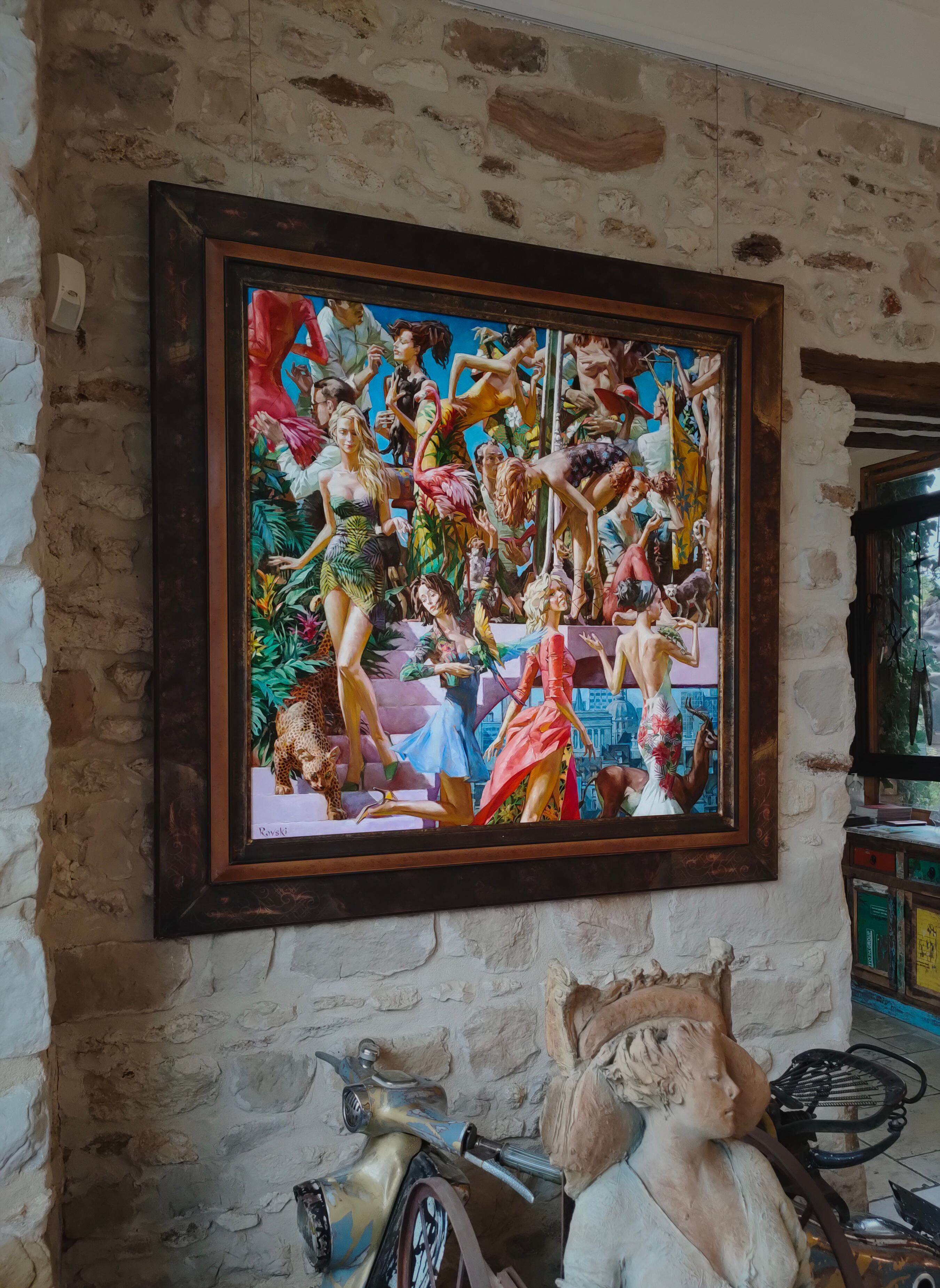 Défilé de mode, 2021 - Painting di  Alexej RAVSKI 