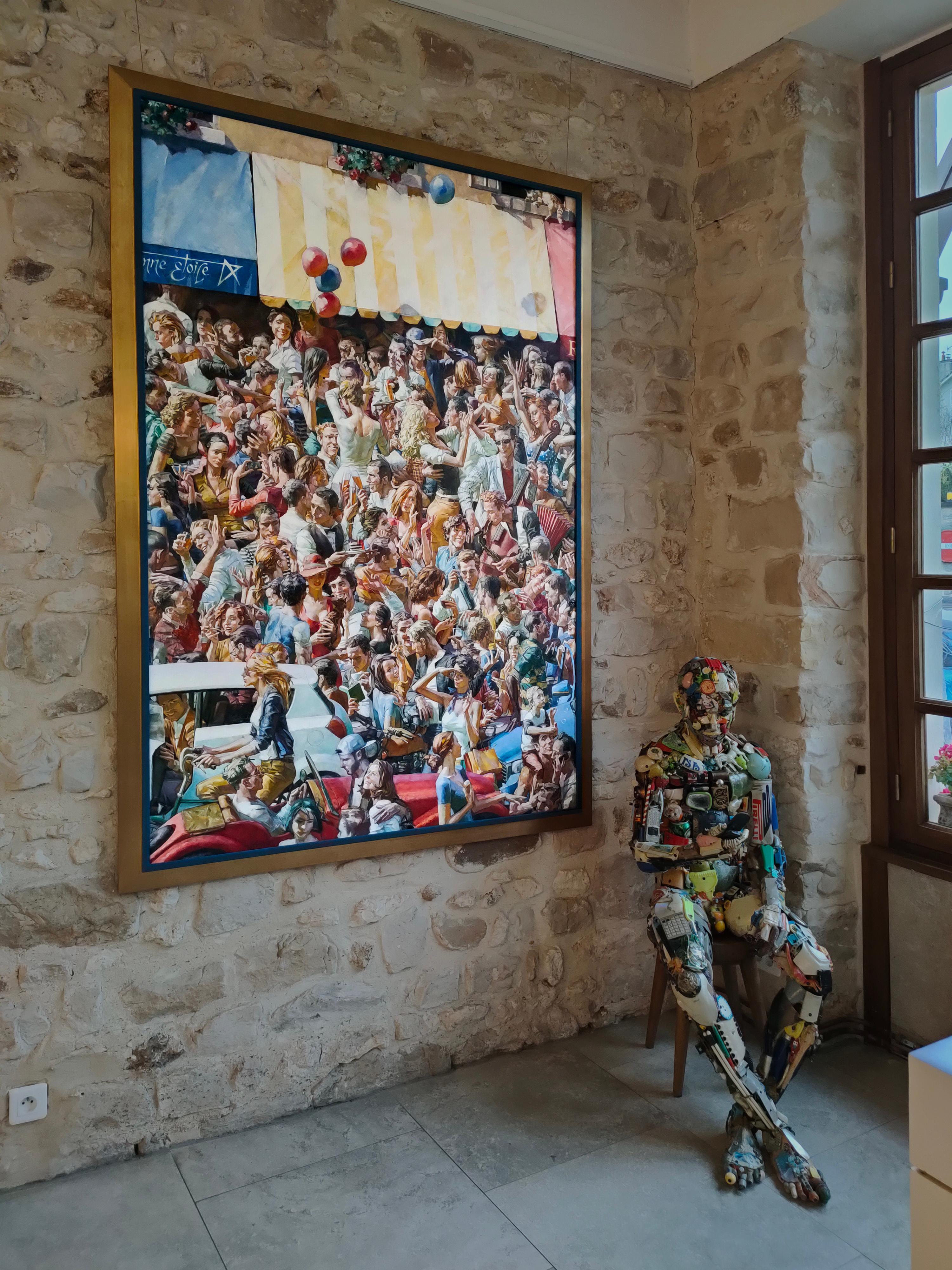 Giorni felici a venire, 2020 - Painting di  Alexej RAVSKI 