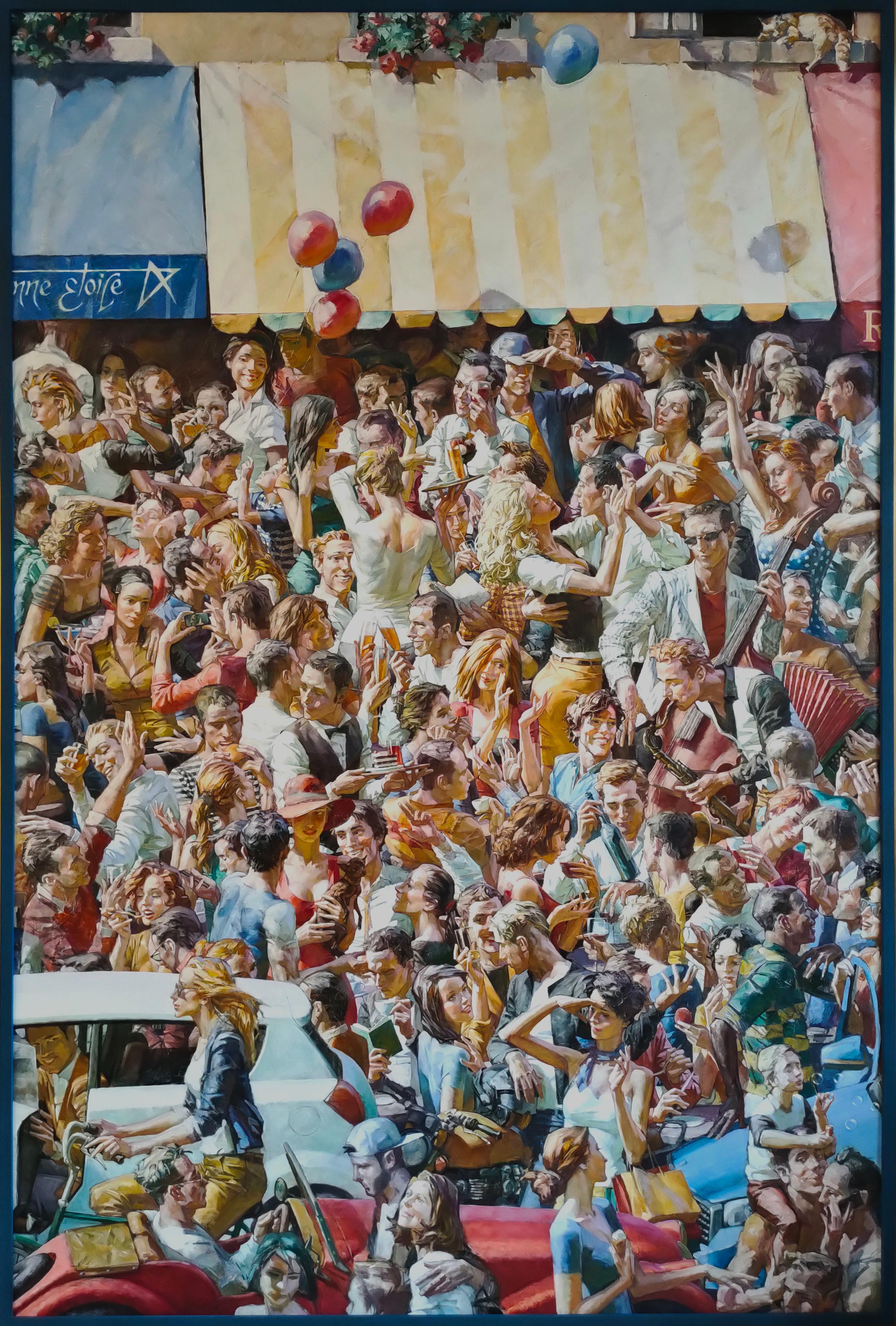 Figurative Painting di  Alexej RAVSKI  - Giorni felici a venire, 2020