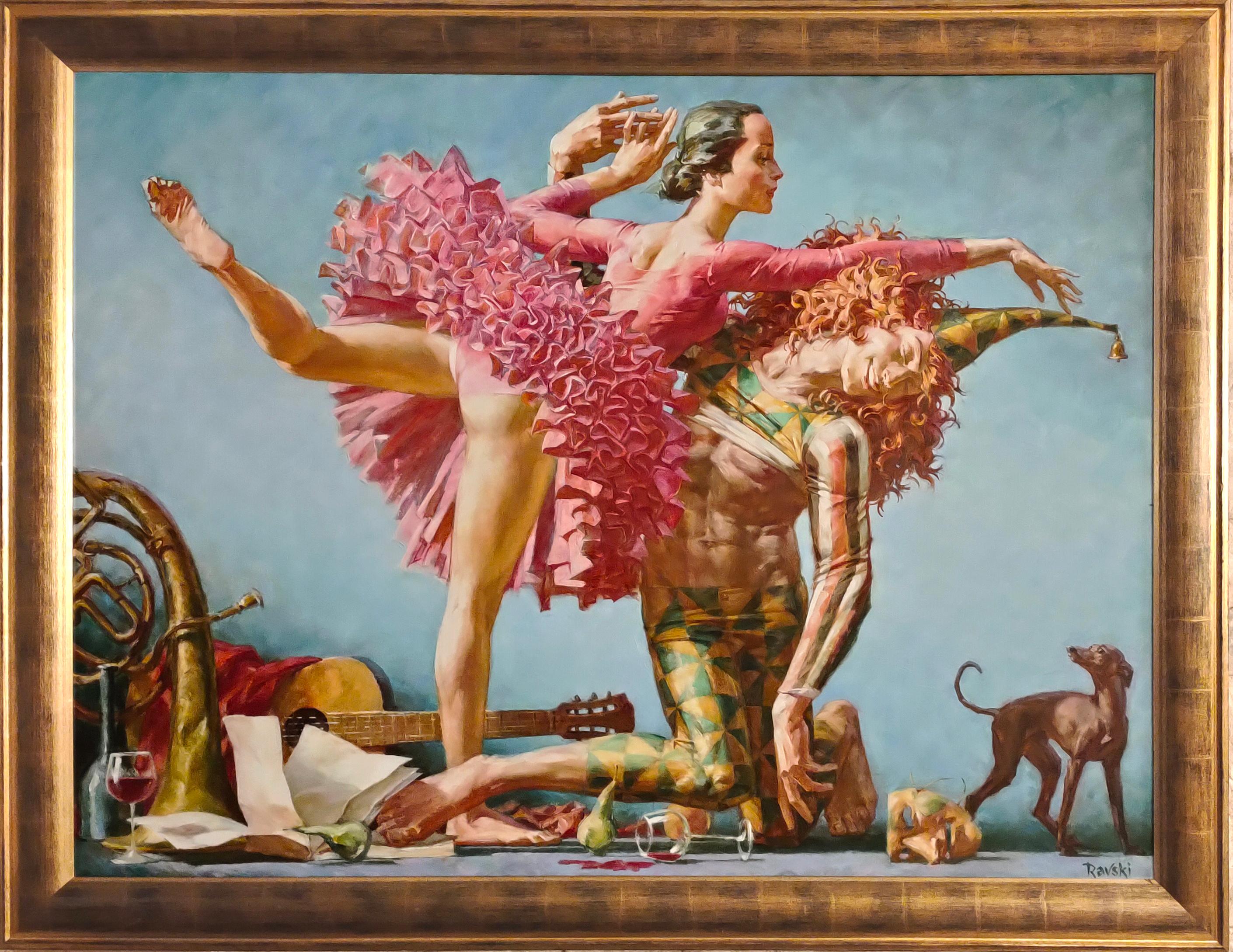  Alexej RAVSKI  Figurative Painting - Pink Ballerina