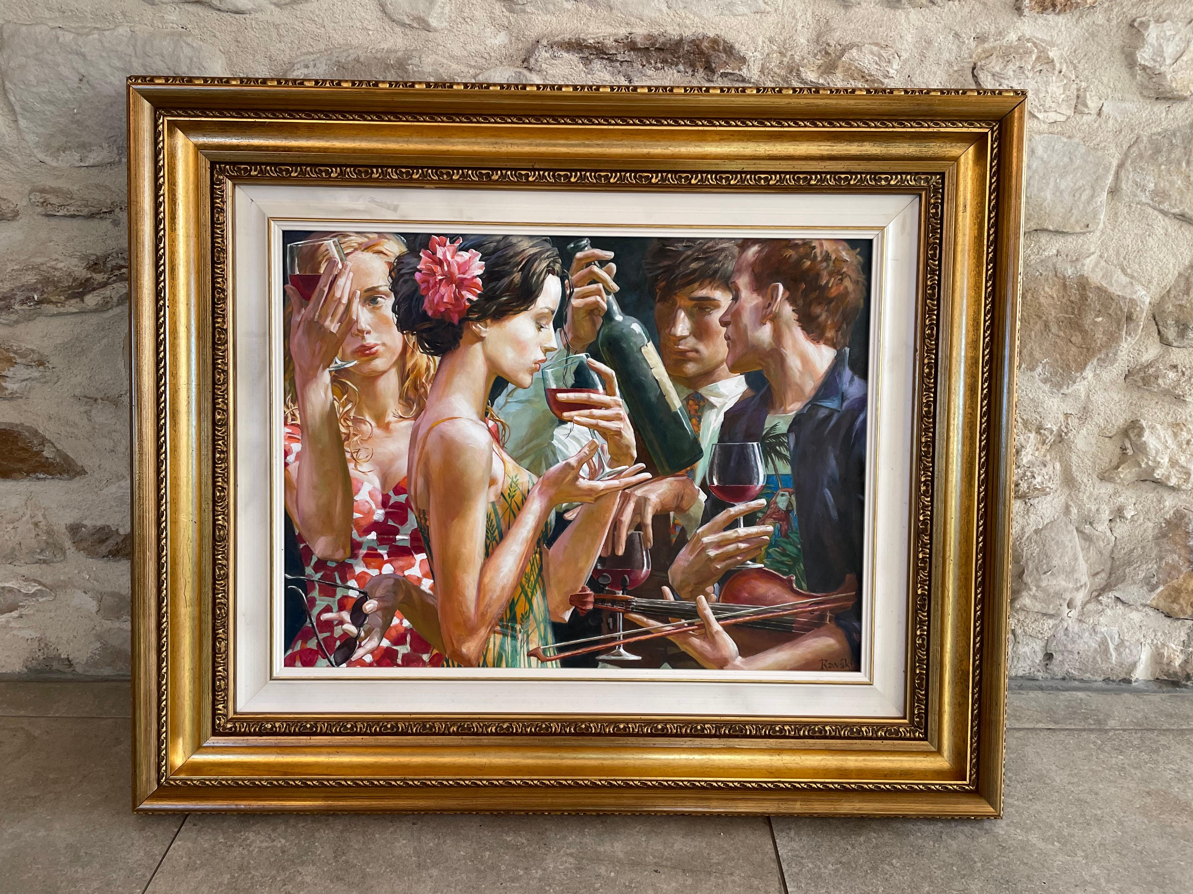 Soirée, 2021 – Painting von  Alexej RAVSKI 