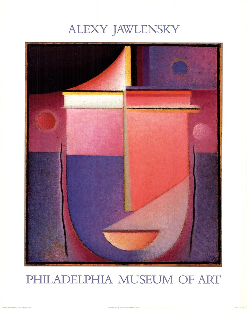 von Jawlensky 'Guardare dentro di sé - Luce rosata' - Print di Alexej von Jawlensky
