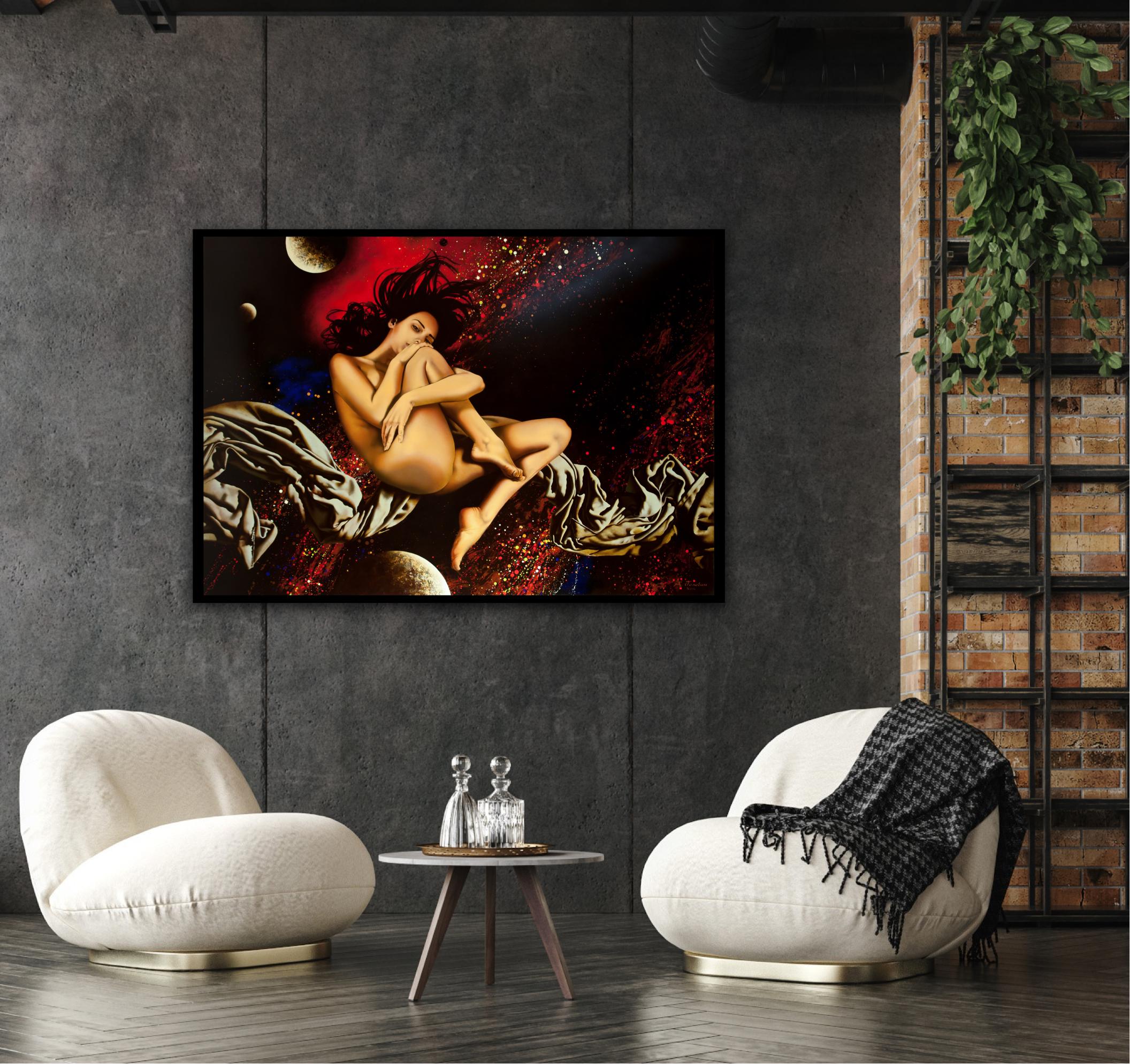 Andromeda – Painting von Alexey Golovin