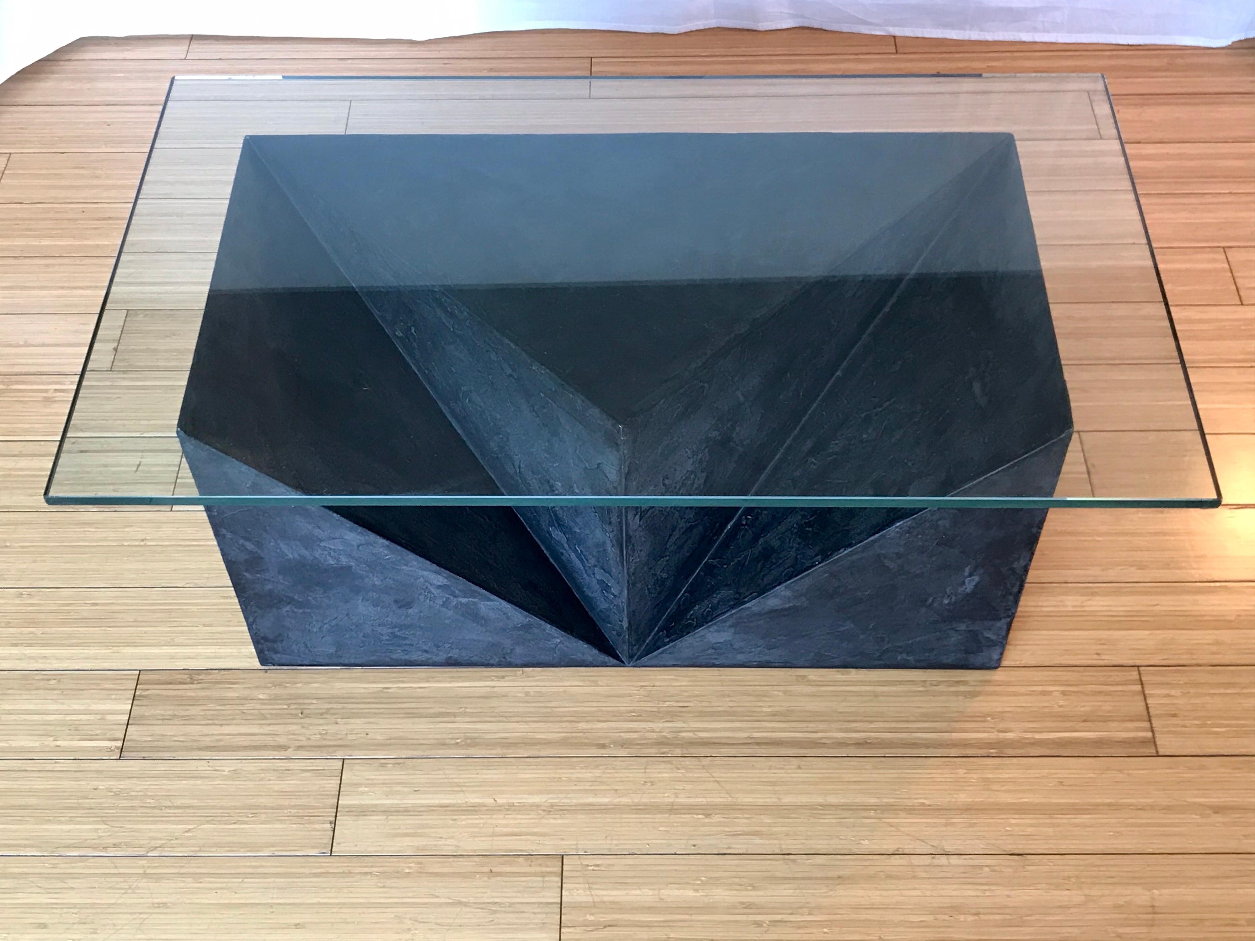 Wood Alexey Krupinin Geometric Coffee or Console Table, 2020